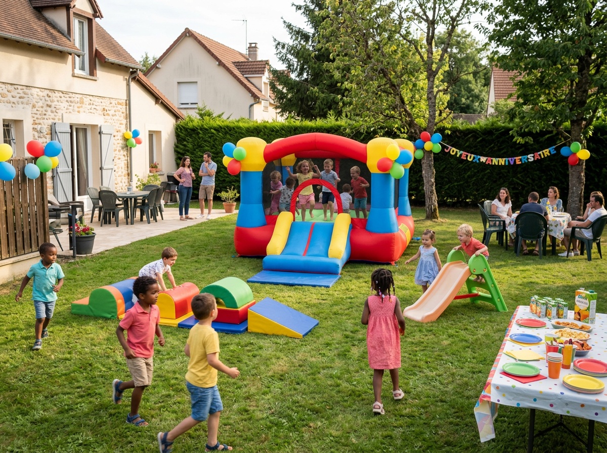 Location pack multi-zones - anniversaire enfants complet