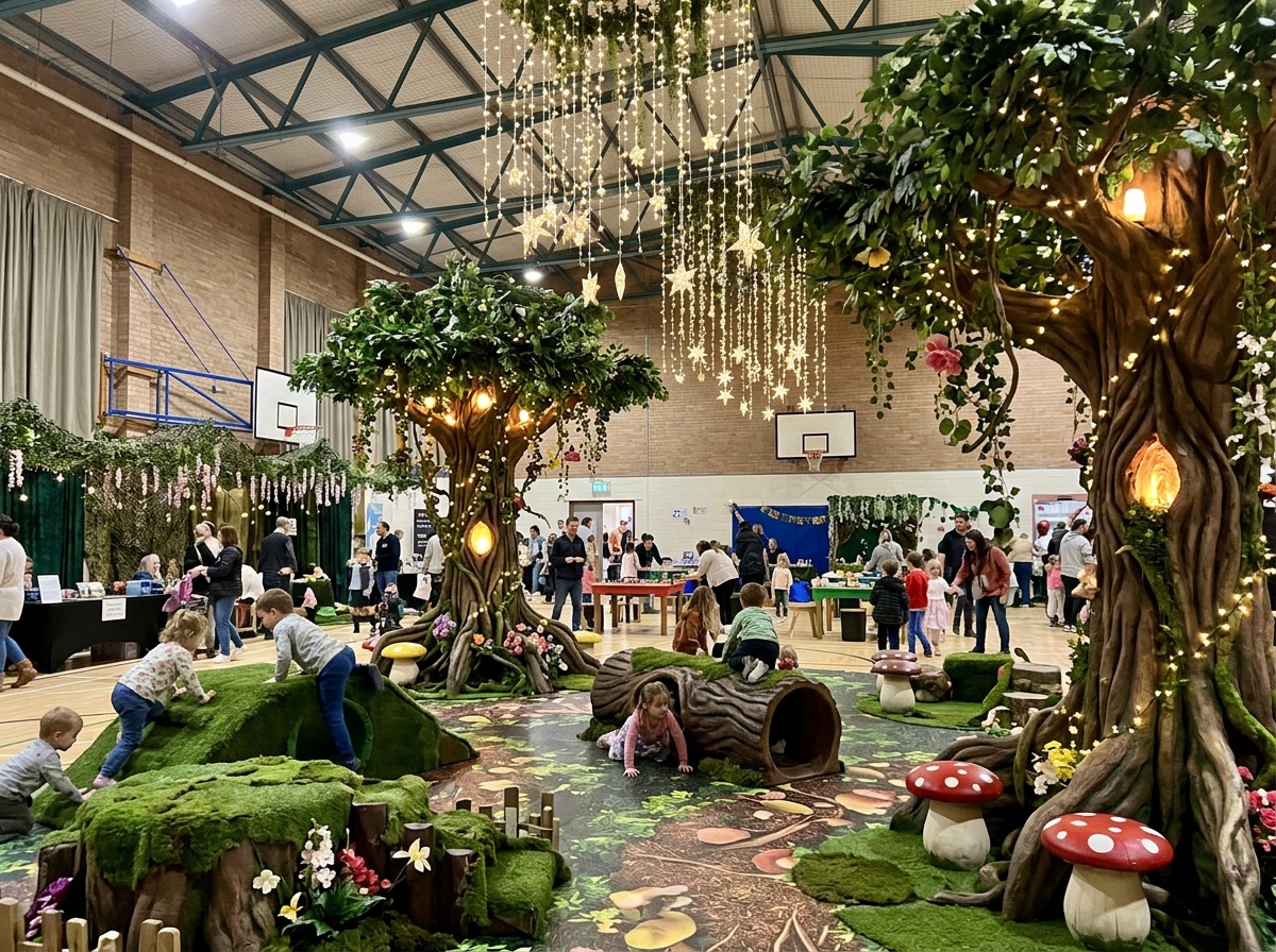 Location forêt enchantée - zone de jeu magique pour fête
